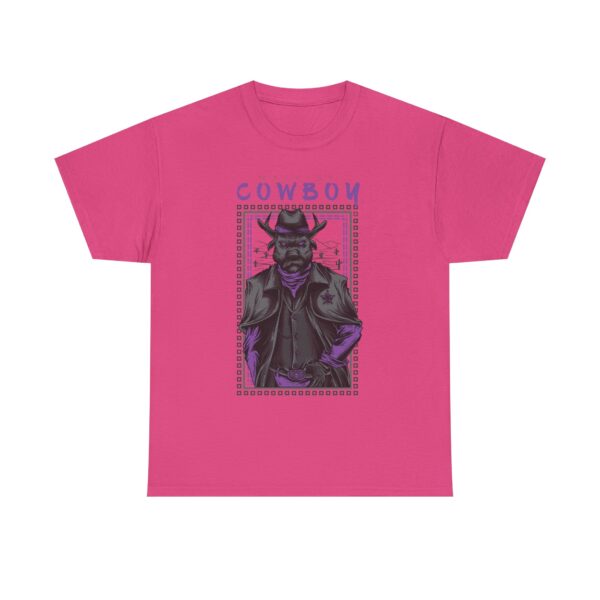 Vintage Cowboy Graphic Tee, Unisex Heavy Cotton Shirt, Western Style Apparel, Unique Gift for Cowboy Lovers, Casual Wear, Festival Outfit - Image 57