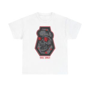 Skull Vibes Unisex Tee, Graphic T-Shirt, Cool Streetwear, Halloween Outfit, Unique Gift, Casual Wear, Music Festival Top
