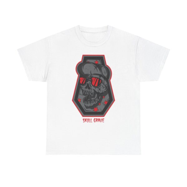 Skull Vibes Unisex Tee, Graphic T-Shirt, Cool Streetwear, Halloween Outfit, Unique Gift, Casual Wear, Music Festival Top - Image 2