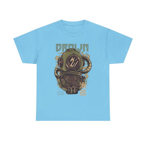 Steampunk Inspired Drown Tee, Vintage Graphic Shirt, Unisex Cotton Top, Eco-Friendly Fashion, Perfect for Gift Giving - Image 21
