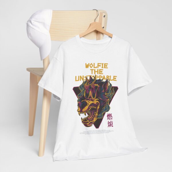 Wolfie the Unstoppable Unisex Cotton Tee - Graphic Tee for Casual Style, Gifts for Friends, Unisex Apparel, Streetwear - Image 6