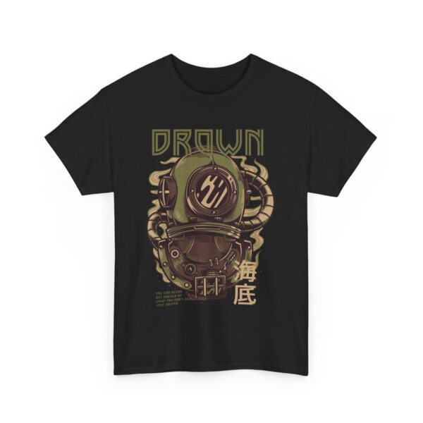 Steampunk Inspired Drown Tee, Vintage Graphic Shirt, Unisex Cotton Top, Eco-Friendly Fashion, Perfect for Gift Giving - Image 19