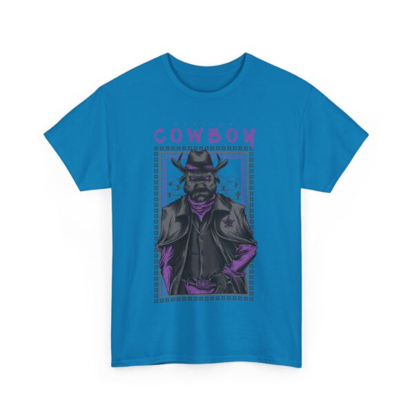 Vintage Cowboy Graphic Tee, Unisex Heavy Cotton Shirt, Western Style Apparel, Unique Gift for Cowboy Lovers, Casual Wear, Festival Outfit - Image 43