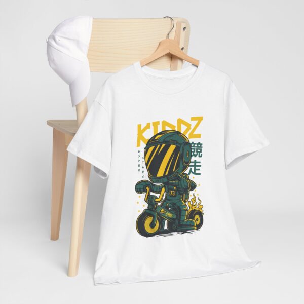 Cool Kidz Cartoon Racer Tee - Unisex Heavy Cotton T-Shirt - Image 6