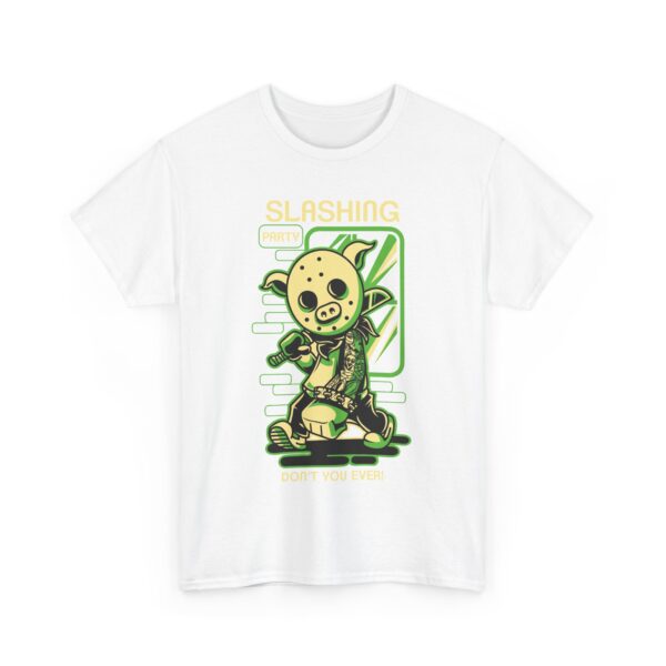 Cute Slashing Monster Tee, Unisex Cotton T-Shirt, Gamer Shirt, Cartoon Graphic Tee, Fun Casual Tee, Unique Gift for Anime Fans - Image 4