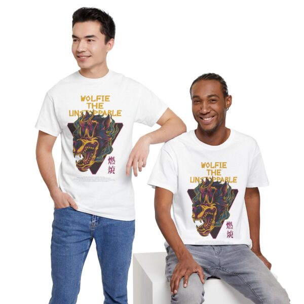 Wolfie the Unstoppable Unisex Cotton Tee - Graphic Tee for Casual Style, Gifts for Friends, Unisex Apparel, Streetwear - Image 10