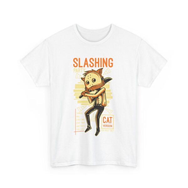 Cool Graphic Tee - Slashing Cat Design, Unisex Cotton Shirt, Casual Wear, Unique Gift, Cat Lover Apparel - Image 11