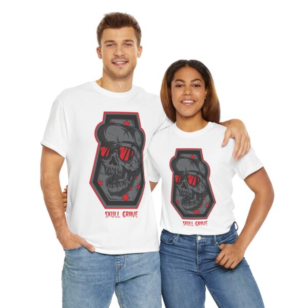 Skull Vibes Unisex Tee, Graphic T-Shirt, Cool Streetwear, Halloween Outfit, Unique Gift, Casual Wear, Music Festival Top - Image 7