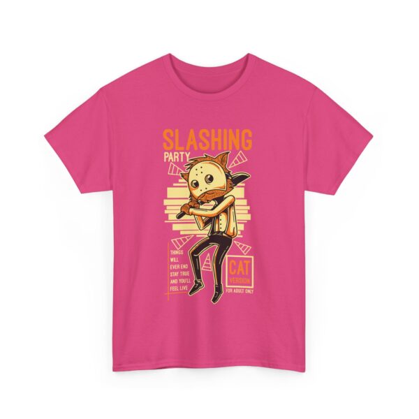 Cool Graphic Tee - Slashing Cat Design, Unisex Cotton Shirt, Casual Wear, Unique Gift, Cat Lover Apparel - Image 43
