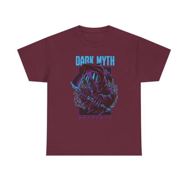 Dark Myth Unisex Heavy Cotton Tee - Graphic Tee, Cool T-Shirt, Casual Wear, Gift for Him/Her, Unique Art Design - Image 14