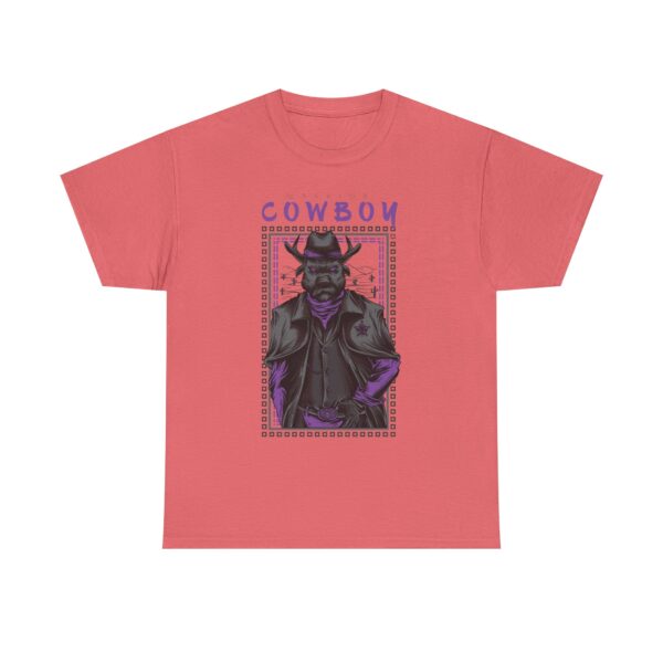 Vintage Cowboy Graphic Tee, Unisex Heavy Cotton Shirt, Western Style Apparel, Unique Gift for Cowboy Lovers, Casual Wear, Festival Outfit - Image 13