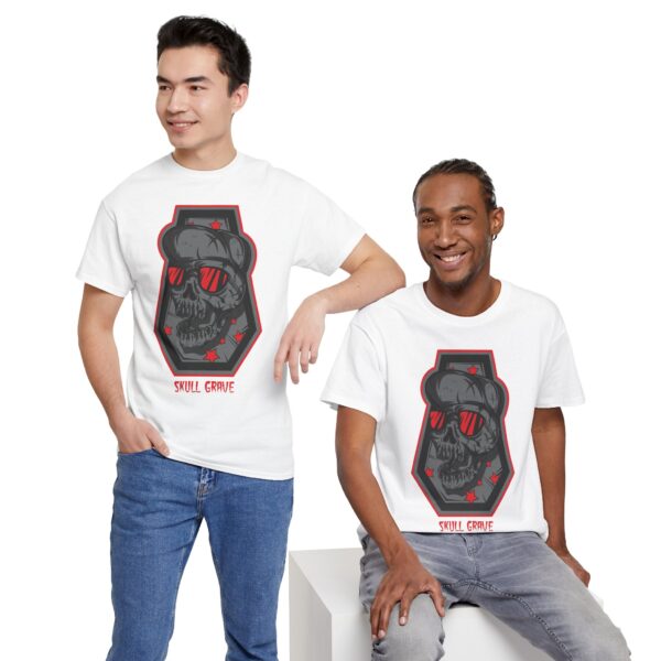 Skull Vibes Unisex Tee, Graphic T-Shirt, Cool Streetwear, Halloween Outfit, Unique Gift, Casual Wear, Music Festival Top - Image 9