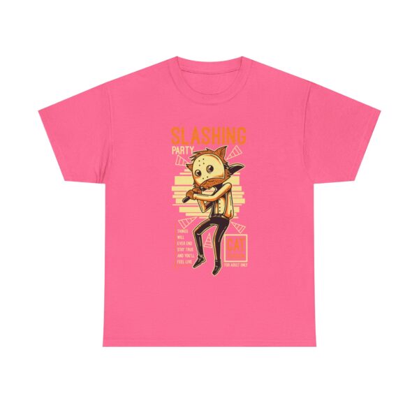 Cool Graphic Tee - Slashing Cat Design, Unisex Cotton Shirt, Casual Wear, Unique Gift, Cat Lover Apparel - Image 37
