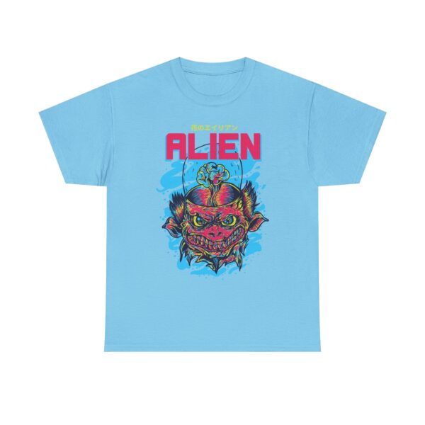 Alien Graphic Unisex Heavy Cotton Tee, Comfortable Casual Wear, Everyday Fashion, Perfect Gift for Space Lovers, Trendy Tee, Unique [...] - Image 36