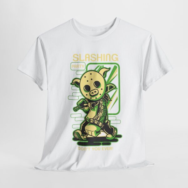 Cute Slashing Monster Tee, Unisex Cotton T-Shirt, Gamer Shirt, Cartoon Graphic Tee, Fun Casual Tee, Unique Gift for Anime Fans - Image 5