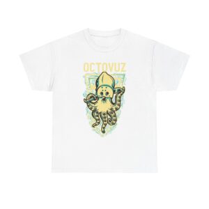 Quirky Octopus Graphic Tee, Fun Shirt for Ocean Lovers, Casual Wear, Gift for Marine Enthusiasts, Summer Style