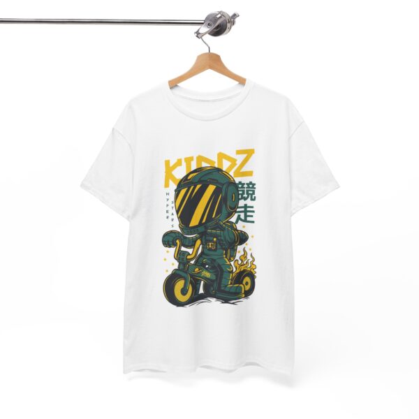 Cool Kidz Cartoon Racer Tee - Unisex Heavy Cotton T-Shirt - Image 7