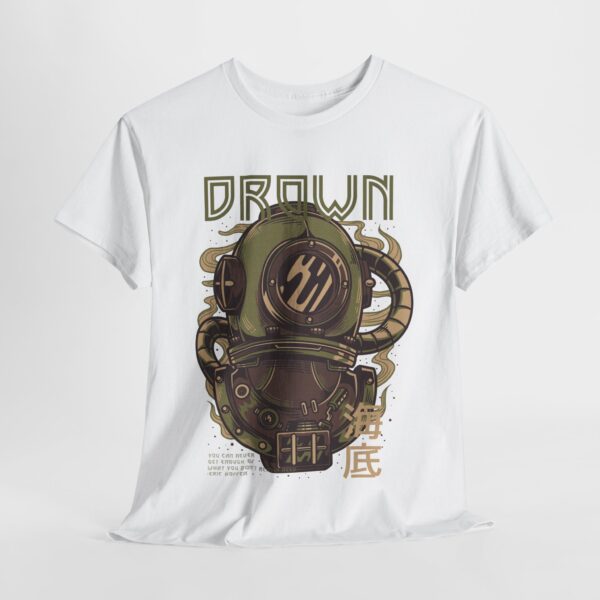 Steampunk Inspired Drown Tee, Vintage Graphic Shirt, Unisex Cotton Top, Eco-Friendly Fashion, Perfect for Gift Giving - Image 11