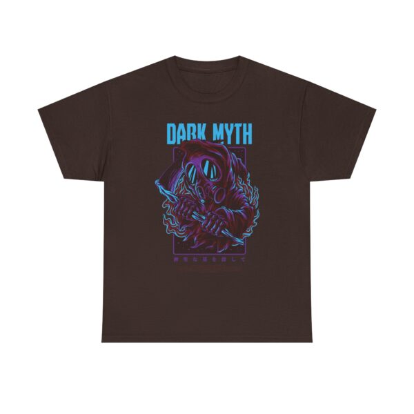 Dark Myth Unisex Heavy Cotton Tee - Graphic Tee, Cool T-Shirt, Casual Wear, Gift for Him/Her, Unique Art Design - Image 18