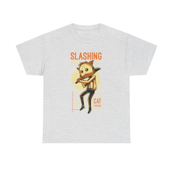 Cool Graphic Tee - Slashing Cat Design, Unisex Cotton Shirt, Casual Wear, Unique Gift, Cat Lover Apparel - Image 13
