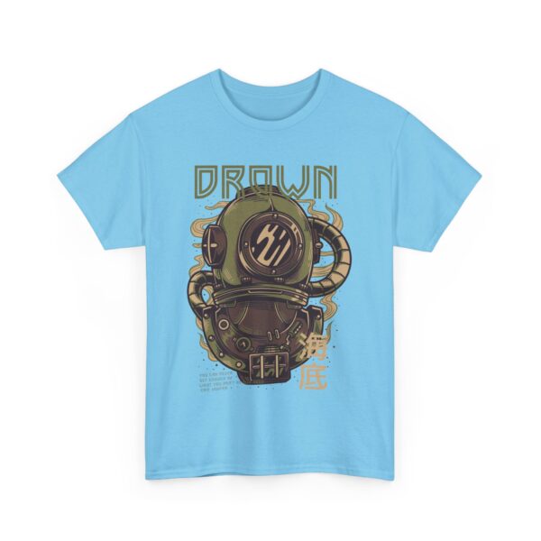 Steampunk Inspired Drown Tee, Vintage Graphic Shirt, Unisex Cotton Top, Eco-Friendly Fashion, Perfect for Gift Giving - Image 23