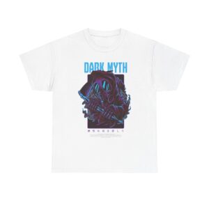 Dark Myth Unisex Heavy Cotton Tee – Graphic Tee, Cool T-Shirt, Casual Wear, Gift for Him/Her, Unique Art Design