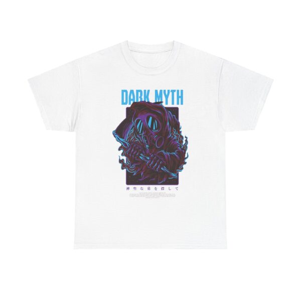 Dark Myth Unisex Heavy Cotton Tee - Graphic Tee, Cool T-Shirt, Casual Wear, Gift for Him/Her, Unique Art Design - Image 2