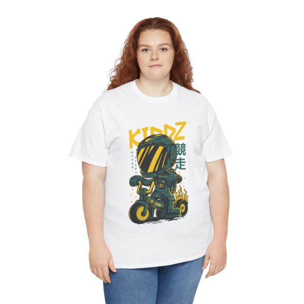 Cool Kidz Cartoon Racer Tee - Unisex Heavy Cotton T-Shirt - Image 8