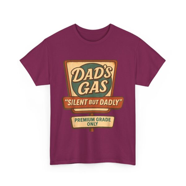Silent But Dadly T-Shirt , Funny Father's Day Gift , Fart Joke Vintage Tee for Dad - Image 43