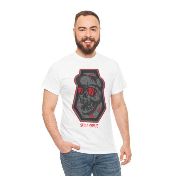 Skull Vibes Unisex Tee, Graphic T-Shirt, Cool Streetwear, Halloween Outfit, Unique Gift, Casual Wear, Music Festival Top - Image 6