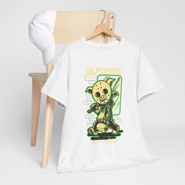 Cute Slashing Monster Tee, Unisex Cotton T-Shirt, Gamer Shirt, Cartoon Graphic Tee, Fun Casual Tee, Unique Gift for Anime Fans - Image 6