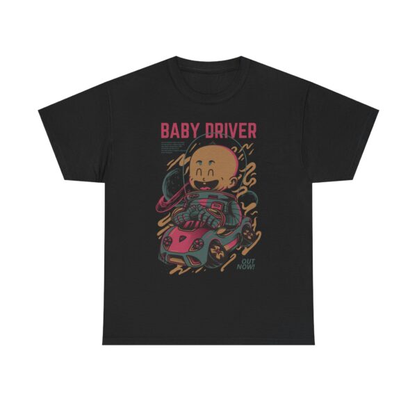 Vintage Baby Driver Tee, Unisex Cotton Shirt, Cool Retro T-Shirt, Gamer Gift, Movie Merch, Fun Kids Apparel - Image 13
