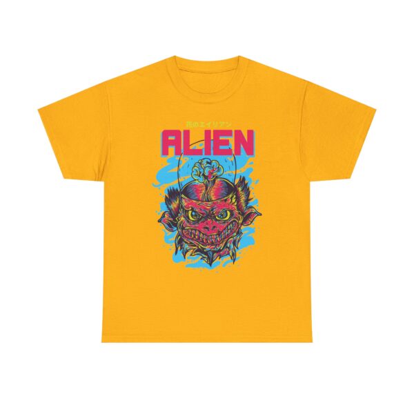 Alien Graphic Unisex Heavy Cotton Tee, Comfortable Casual Wear, Everyday Fashion, Perfect Gift for Space Lovers, Trendy Tee, Unique [...] - Image 16