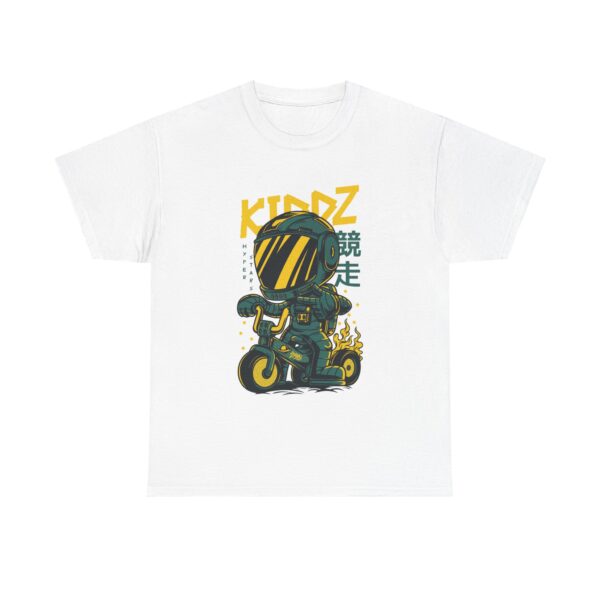 Cool Kidz Cartoon Racer Tee - Unisex Heavy Cotton T-Shirt - Image 2