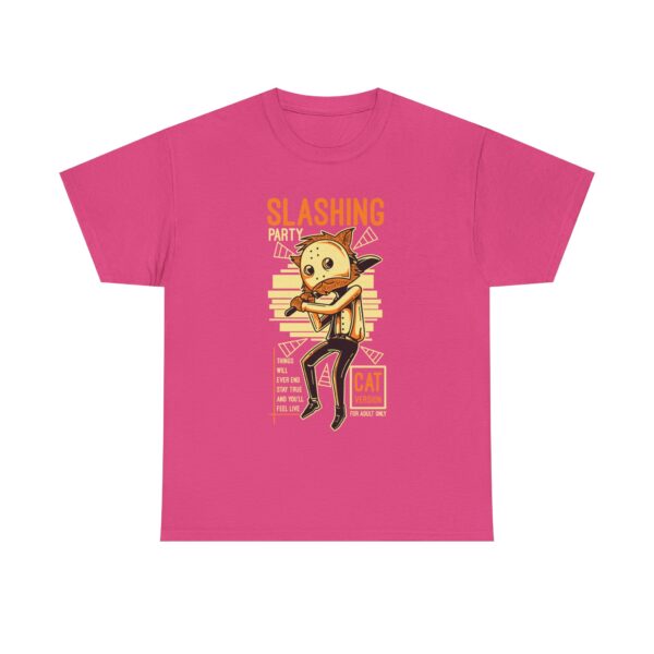 Cool Graphic Tee - Slashing Cat Design, Unisex Cotton Shirt, Casual Wear, Unique Gift, Cat Lover Apparel - Image 41