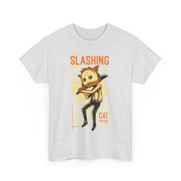 Cool Graphic Tee - Slashing Cat Design, Unisex Cotton Shirt, Casual Wear, Unique Gift, Cat Lover Apparel - Image 15