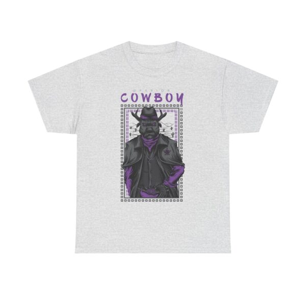Vintage Cowboy Graphic Tee, Unisex Heavy Cotton Shirt, Western Style Apparel, Unique Gift for Cowboy Lovers, Casual Wear, Festival Outfit - Image 9