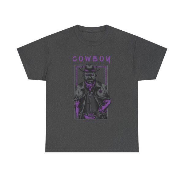 Vintage Cowboy Graphic Tee, Unisex Heavy Cotton Shirt, Western Style Apparel, Unique Gift for Cowboy Lovers, Casual Wear, Festival Outfit - Image 33