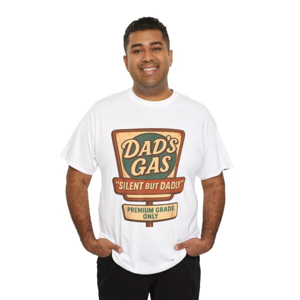 Silent But Dadly T-Shirt , Funny Father's Day Gift , Fart Joke Vintage Tee for Dad - Image 11