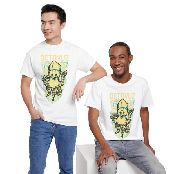 Quirky Octopus Graphic Tee, Fun Shirt for Ocean Lovers, Casual Wear, Gift for Marine Enthusiasts, Summer Style - Image 9