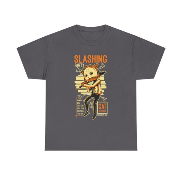 Cool Graphic Tee - Slashing Cat Design, Unisex Cotton Shirt, Casual Wear, Unique Gift, Cat Lover Apparel - Image 29