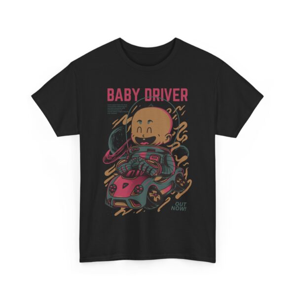 Vintage Baby Driver Tee, Unisex Cotton Shirt, Cool Retro T-Shirt, Gamer Gift, Movie Merch, Fun Kids Apparel - Image 15