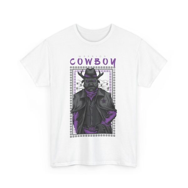 Vintage Cowboy Graphic Tee, Unisex Heavy Cotton Shirt, Western Style Apparel, Unique Gift for Cowboy Lovers, Casual Wear, Festival Outfit - Image 4