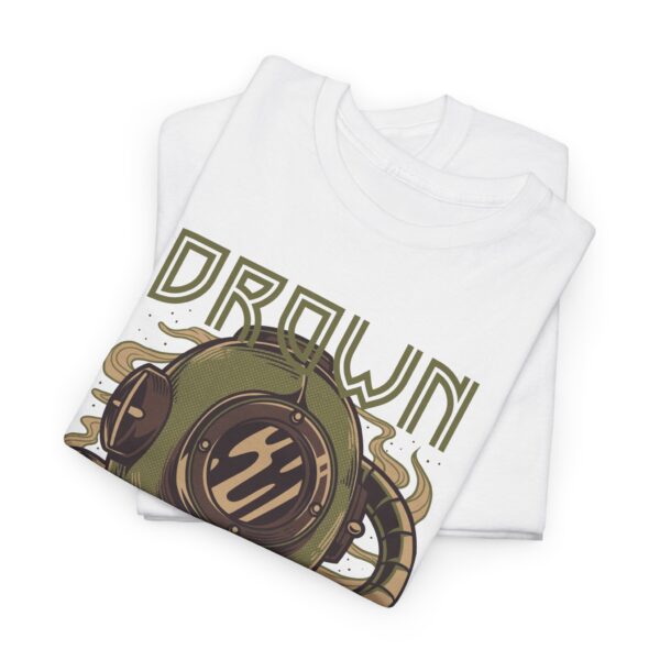 Steampunk Inspired Drown Tee, Vintage Graphic Shirt, Unisex Cotton Top, Eco-Friendly Fashion, Perfect for Gift Giving - Image 12