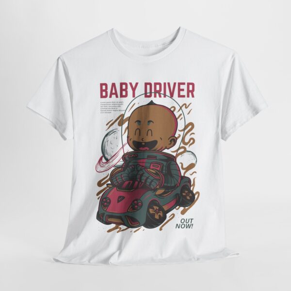 Vintage Baby Driver Tee, Unisex Cotton Shirt, Cool Retro T-Shirt, Gamer Gift, Movie Merch, Fun Kids Apparel - Image 12