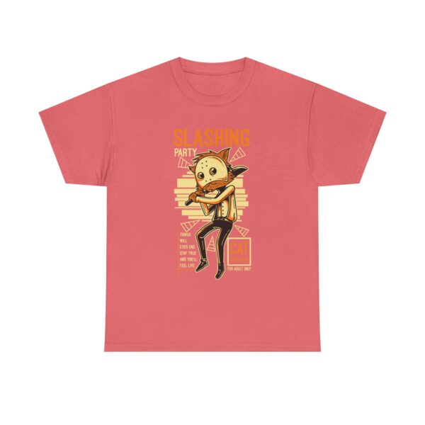 Cool Graphic Tee - Slashing Cat Design, Unisex Cotton Shirt, Casual Wear, Unique Gift, Cat Lover Apparel - Image 17