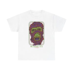 Mummy Gorilla Tee – Unisex Heavy Cotton, Halloween Costume, Graphic T-Shirt, Gift for Horror Fans, Vintage Style