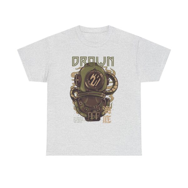 Steampunk Inspired Drown Tee, Vintage Graphic Shirt, Unisex Cotton Top, Eco-Friendly Fashion, Perfect for Gift Giving - Image 13