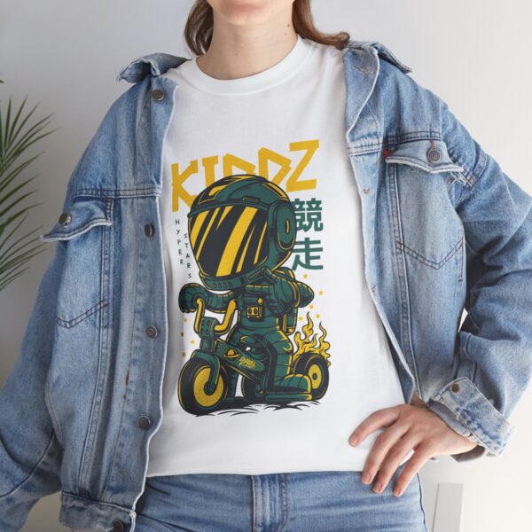 Cool Kidz Cartoon Racer Tee - Unisex Heavy Cotton T-Shirt - Image 9