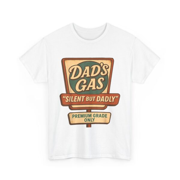 Silent But Dadly T-Shirt , Funny Father's Day Gift , Fart Joke Vintage Tee for Dad - Image 4